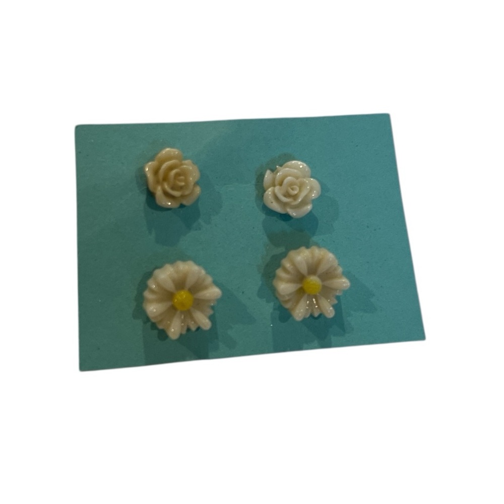 Flower Earring Set